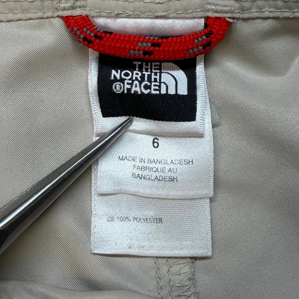 The‎ North Face Mens Tan Beige Board Shorts Cargo Pocket Size 6 32 Waist